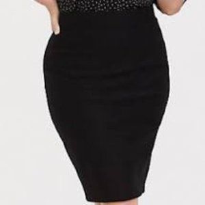 Torrid Black Pencil Skirt sz 20
